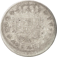 Spain, Philip V, Real, 1718, Cuenca, VG(8-10), Silver, KM:306.1