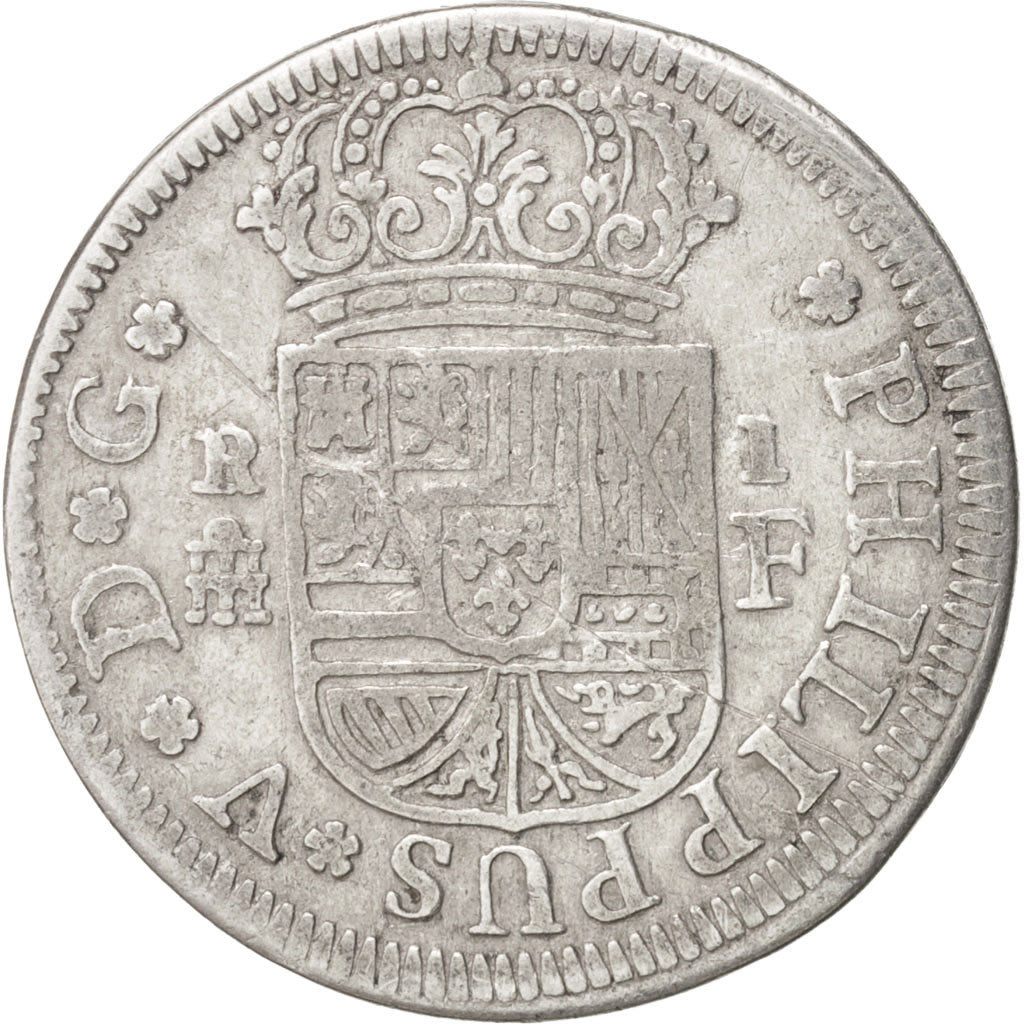 Spain, Philip V, Real, 1726, Segovia, VF(30-35), Silver, KM:299