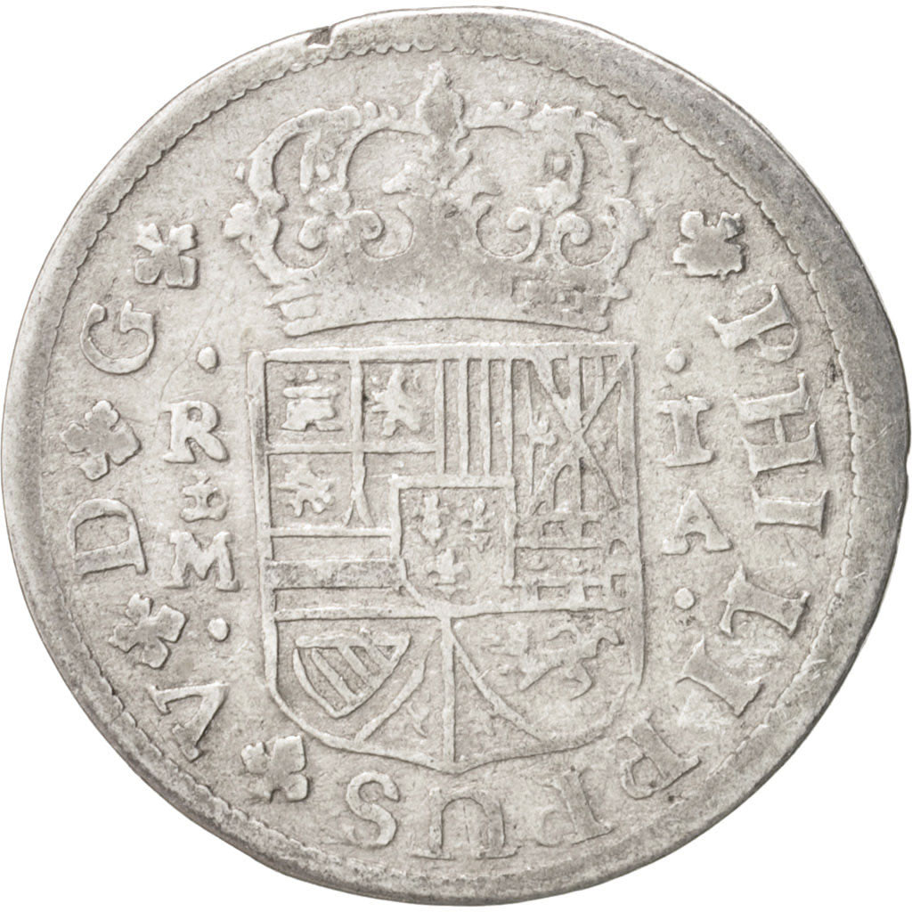 Spain, Philip V, Real, 1726/1, Madrid, VF(20-25), Silver, KM:298