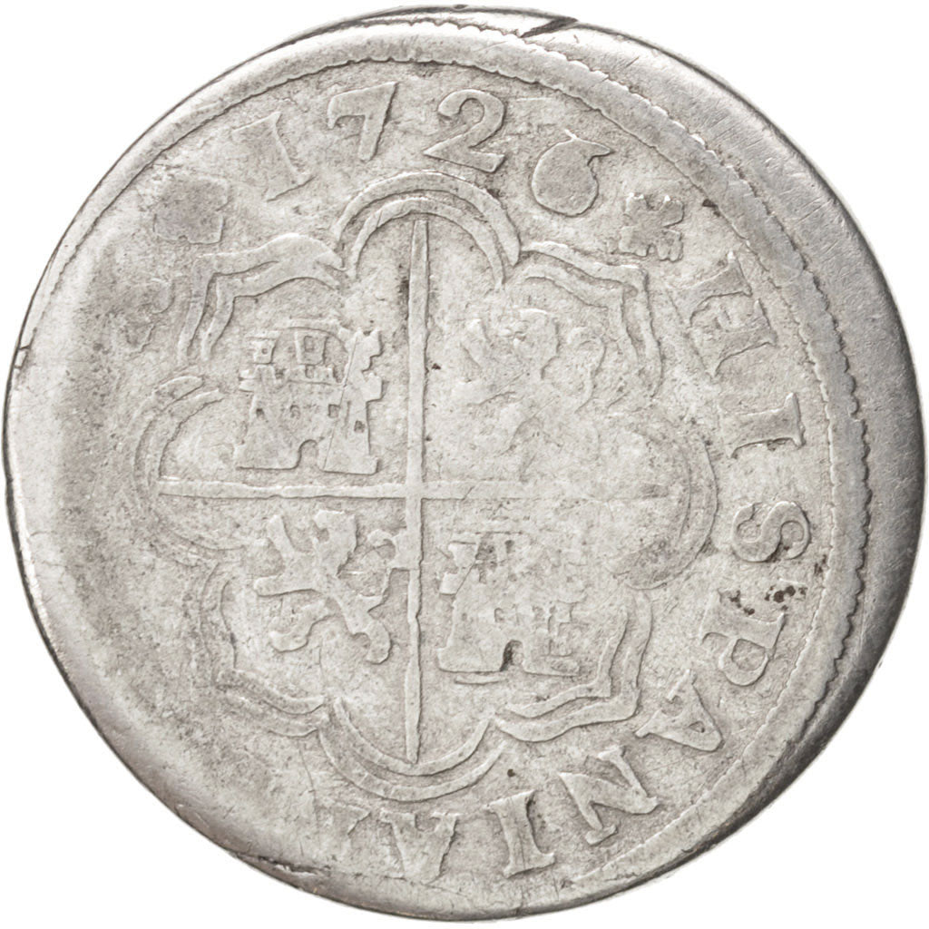 Spain, Philip V, Real, 1726/1, Madrid, VF(20-25), Silver, KM:298