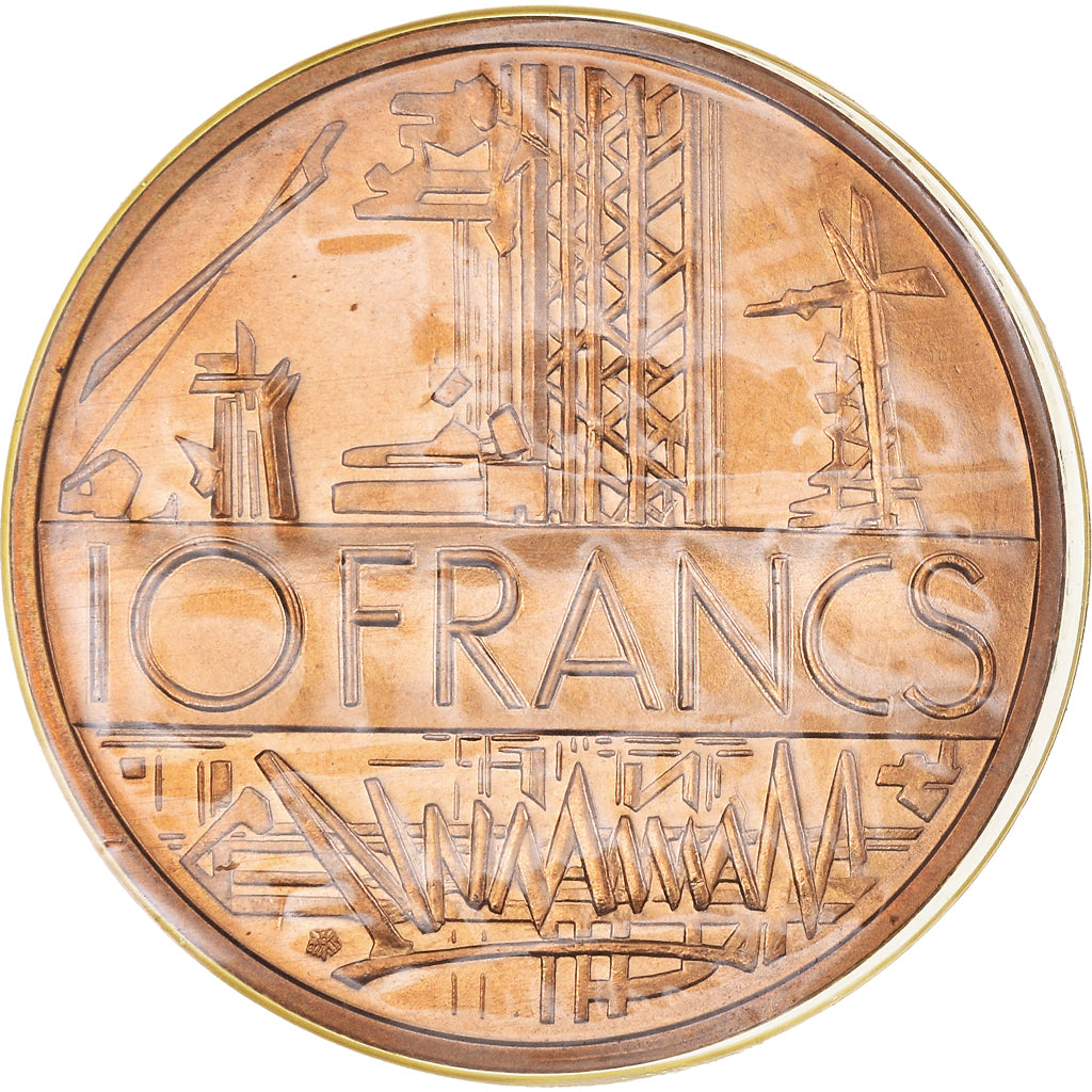 Coin, France, Mathieu, 10 Francs, 1981, Paris, FDC, MS(65-70), Nickel-brass