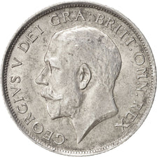 Great Britain, George V, Shilling, 1917, AU(55-58), Silver, KM:816