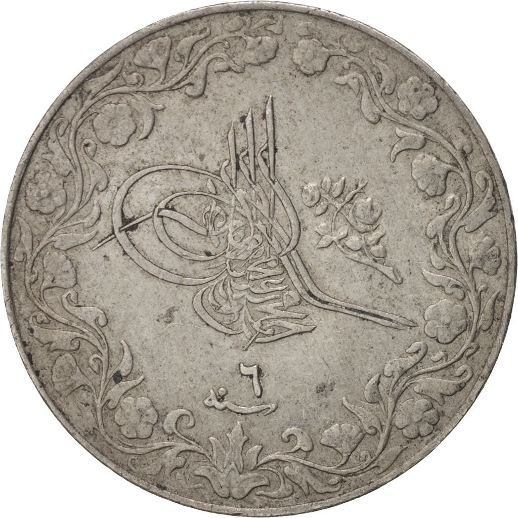 Ägypten, Muhammad V, 5/10 Qirsh, 1913, Misr, AU(50-53), Copper-nickel, KM:304