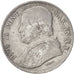 ITALIAN STATES, PAPAL STATES, Pius IX, 20 Baiocchi, 1865-XX, VF(20-25), KM:1360a