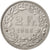 Coin, Switzerland, 2 Francs, 1968, Bern, MS(60-62), Copper-nickel, KM:21a.1