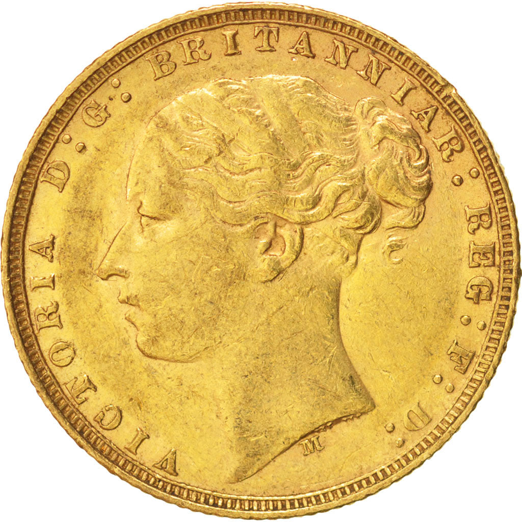 Australia, Victoria, Sovereign, 1875, Melbourne, AU(50-53), Gold, KM:7
