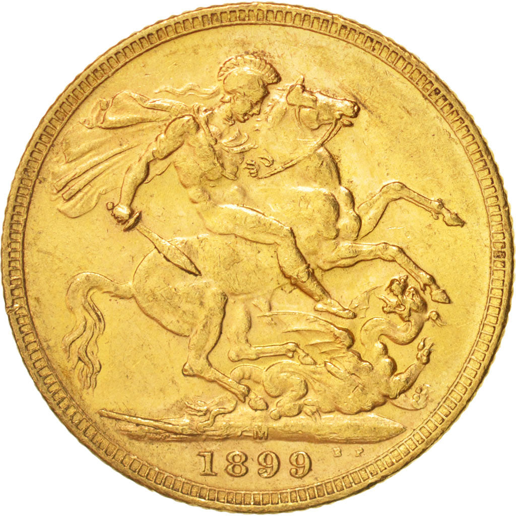 Australia, Victoria, Sovereign, 1899, Melbourne, AU(50-53), Gold, KM:13