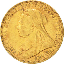 Australia, Victoria, Sovereign, 1900, Melbourne, BB+, Oro, KM:13