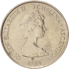 SAINT HELENA & ASCENSION, Elizabeth II, 5 Pence, 1984, MS(60-62), KM:3