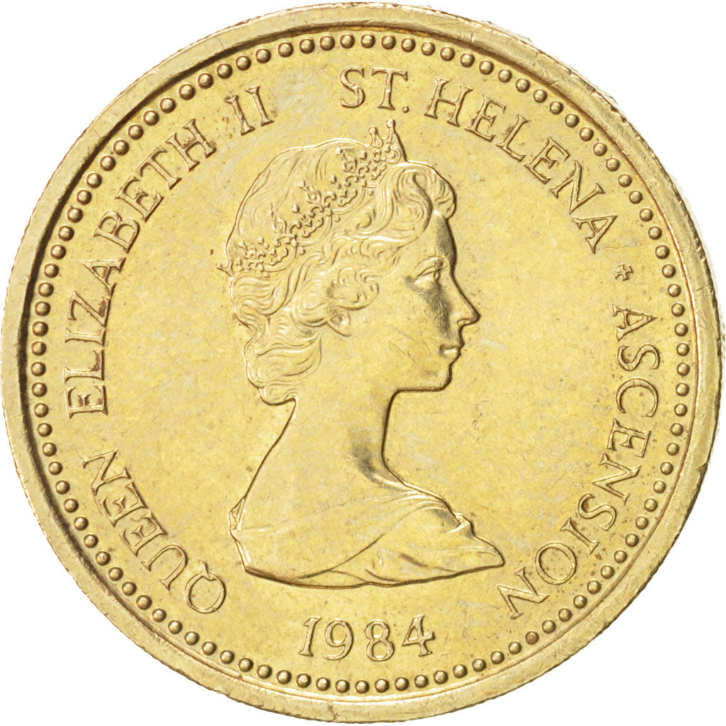 SAINT HELENA & ASCENSION, Elizabeth II, Pound, 1984, MS(63), KM:6