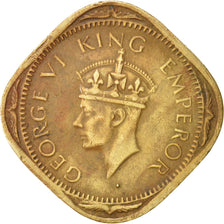 INDIA-BRITISH, George VI, 2 Annas, 1943, Bombay, EF(40-45), KM:541a
