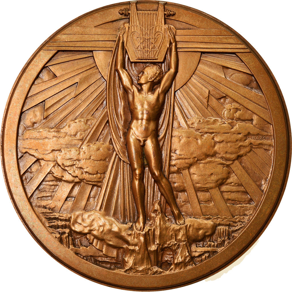 France, Medal, Musique, Richard Wagner, Arts & Culture, Bazor, MS(63), Bronze
