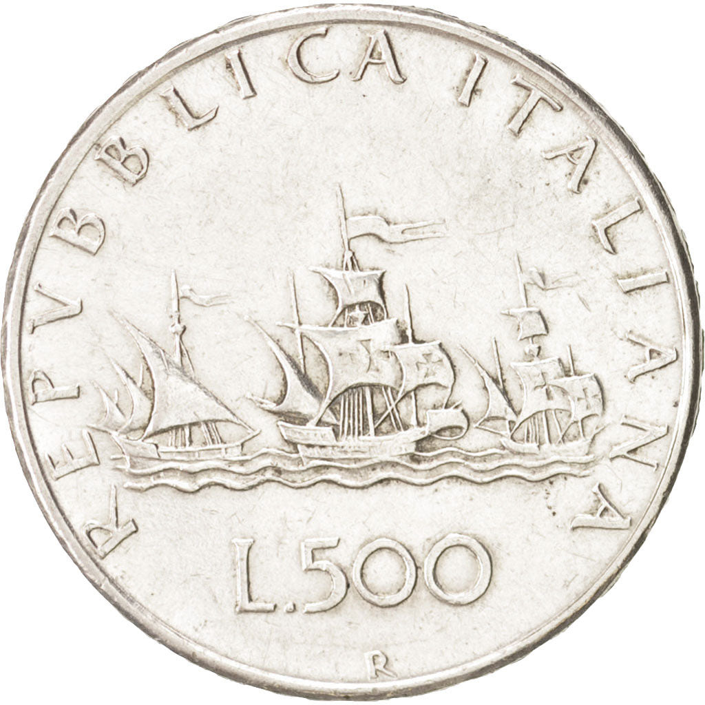 Italy, 500 Lire, 1960, Rome, EF(40-45), Silver, KM:98