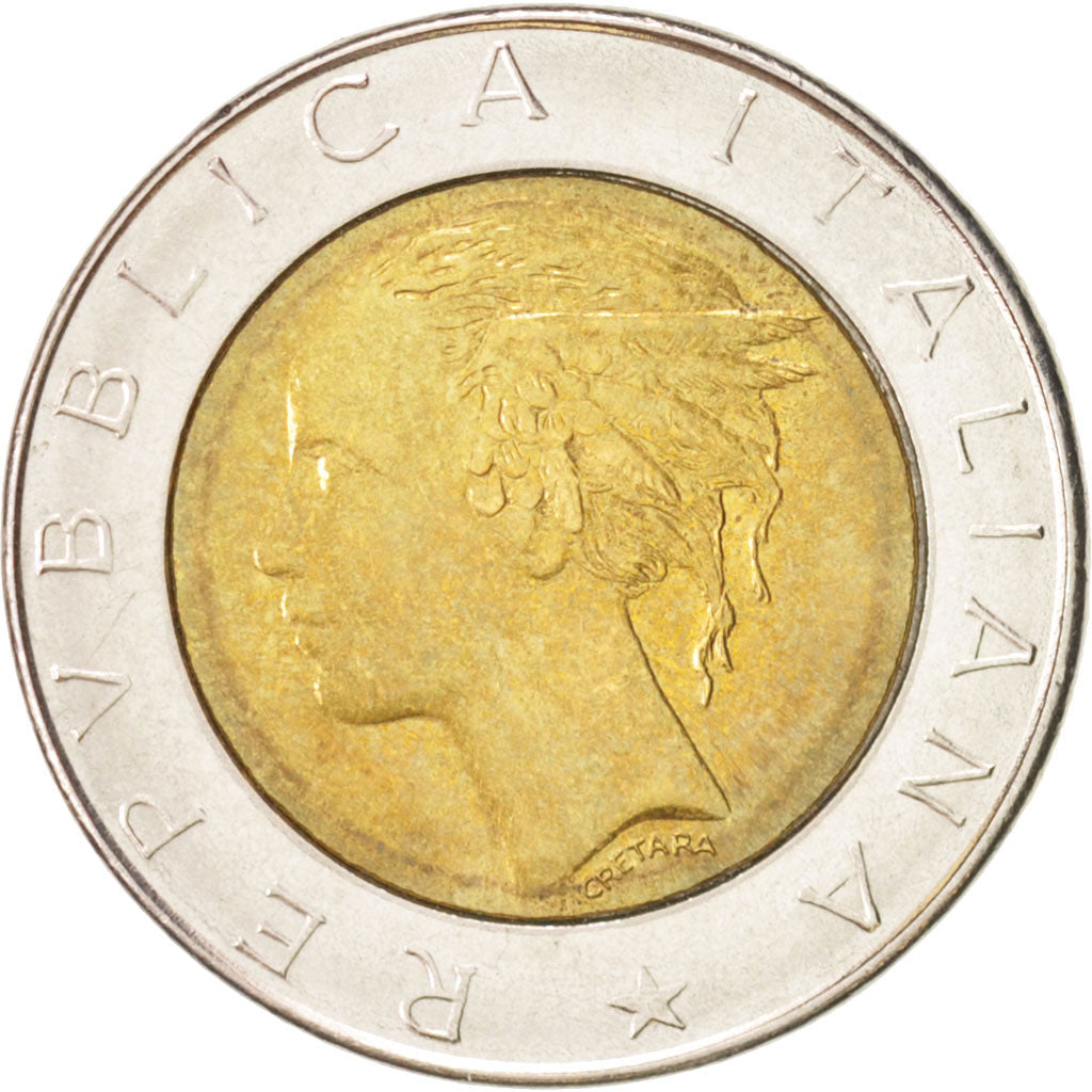 Moneta, Italia, 500 Lire, 1985, Rome, SPL-, Bi-metallico, KM:111