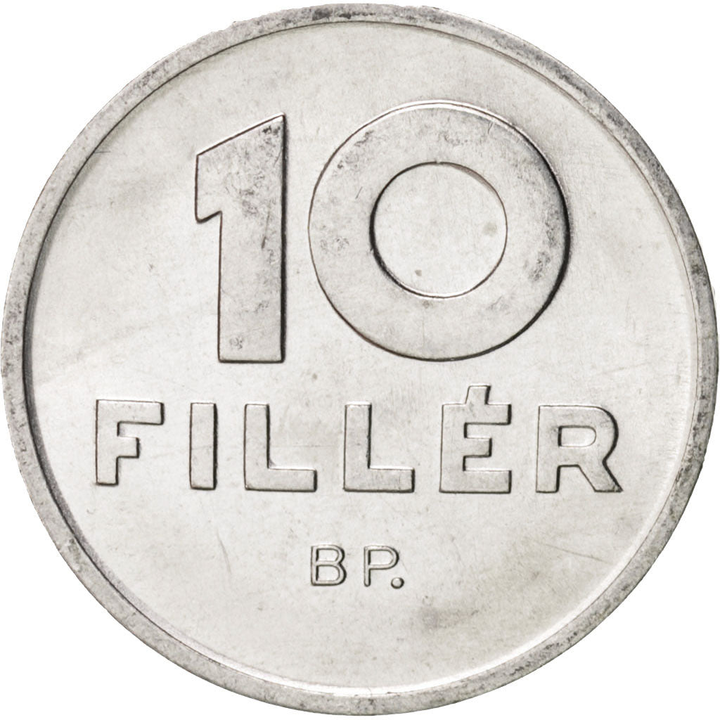 Coin, Hungary, 10 Filler, 1992, Budapest, MS(64), Aluminum, KM:675