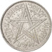 Coin, Morocco, Mohammed V, 2 Francs, 1951, Paris, AU(50-53), Aluminum, KM:47