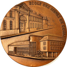 France, Medal, Anciens Elèves de l'Ecole des Mines de Douai, 1986, MS(63)