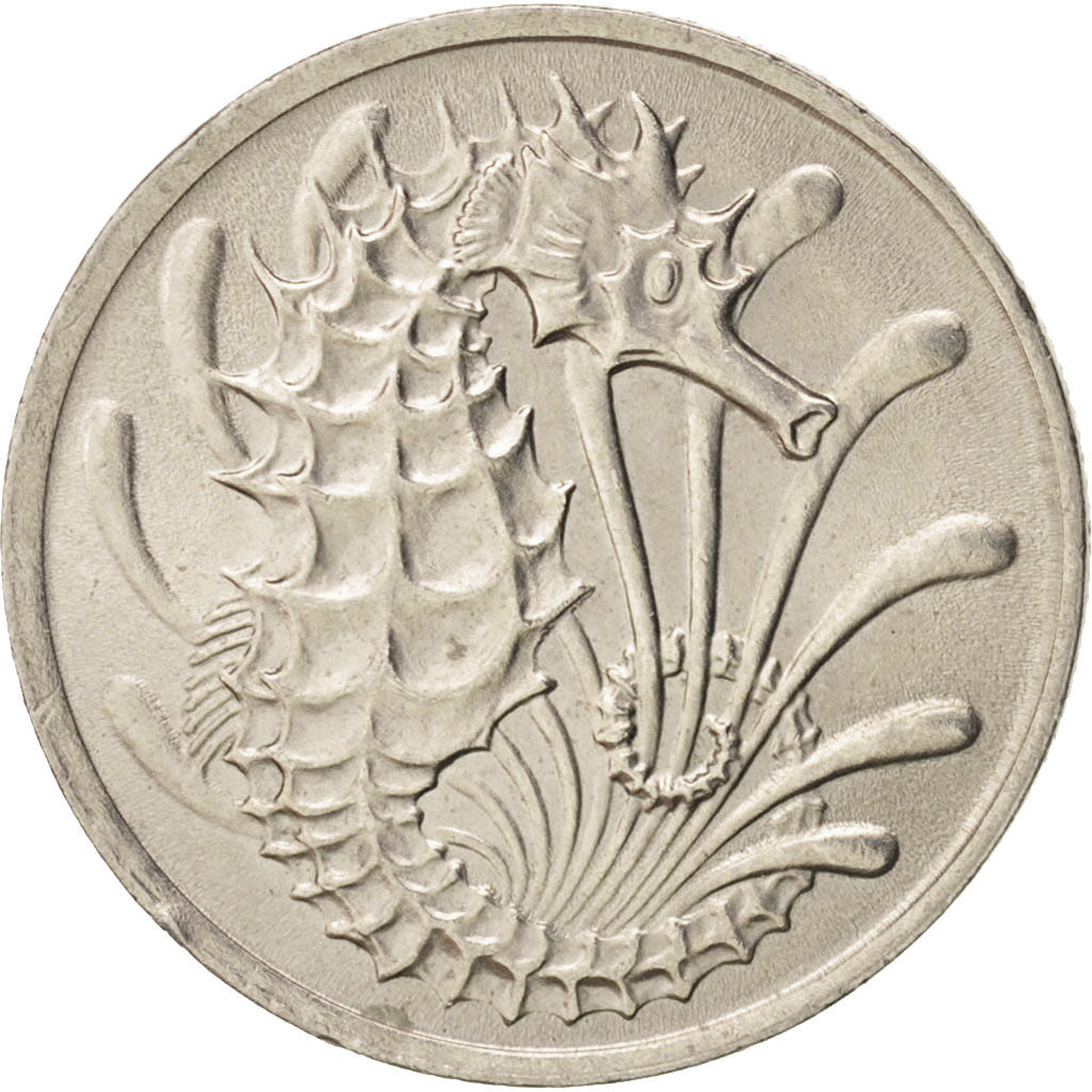 Coin, Singapore, 10 Cents, 1981, Singapore Mint, MS(63), Copper-nickel, KM:3