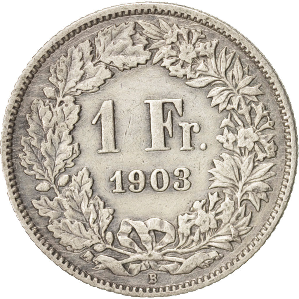 Switzerland, Franc, 1903, Bern, VF(30-35), Silver, KM:24