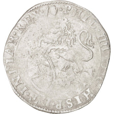 Spanish Netherlands, BRABANT, Escalin, 1622, Antwerp, VF(30-35), Silver, KM:52.1