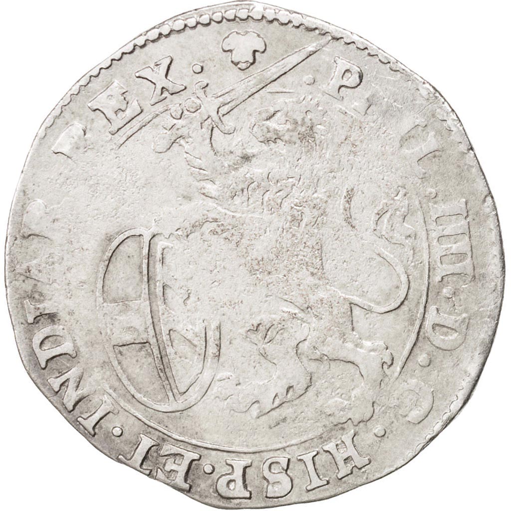 Coin, Spanish Netherlands, BRABANT, Escalin, 1622, Brabant, VF(20-25), Silver
