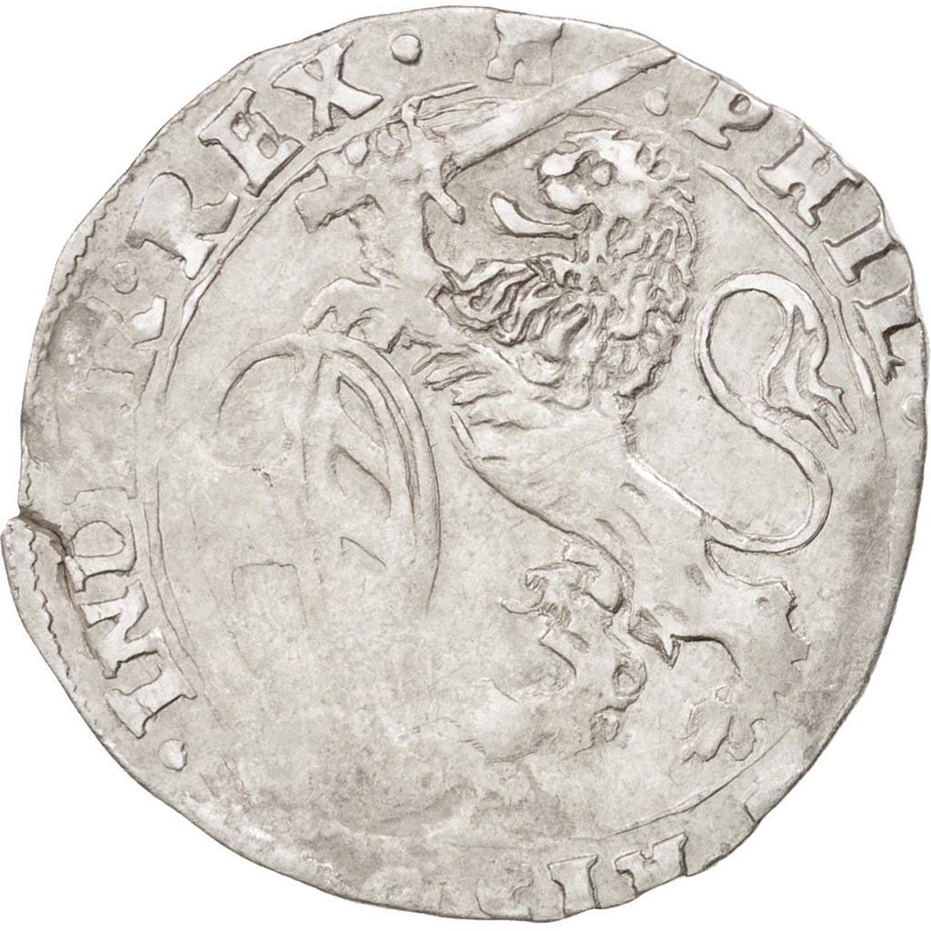 Spanish Netherlands, TOURNAI, Escalin, 1637, Tournai, EF(40-45), Silver, KM:41