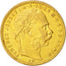 Moneda, Hungría, Franz Joseph I, 8 Forint 20 Francs, 1888, Kormoczbanya, MBC+