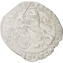 Spanish Netherlands, BRABANT, Escalin, 1651, Antwerp, EF(40-45), Silver, KM:52.1
