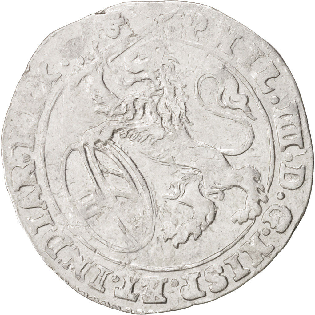 Spanish Netherlands, BRABANT, Escalin, 1647/6, Brussels, AU(50-53), KM:52.3