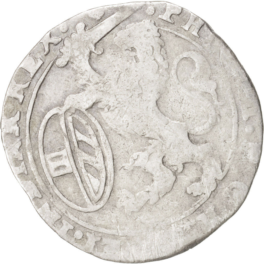 Coin, Spanish Netherlands, BRABANT, Escalin, 1629, Brabant, VF(20-25), Silver