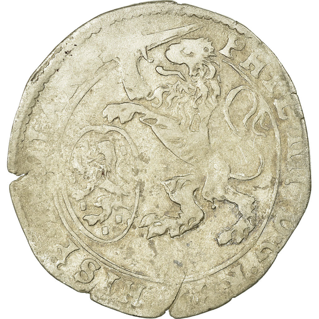 Spanische Niederlande, Philippe IV, Escalin, 1631, Dole, Silber, S+