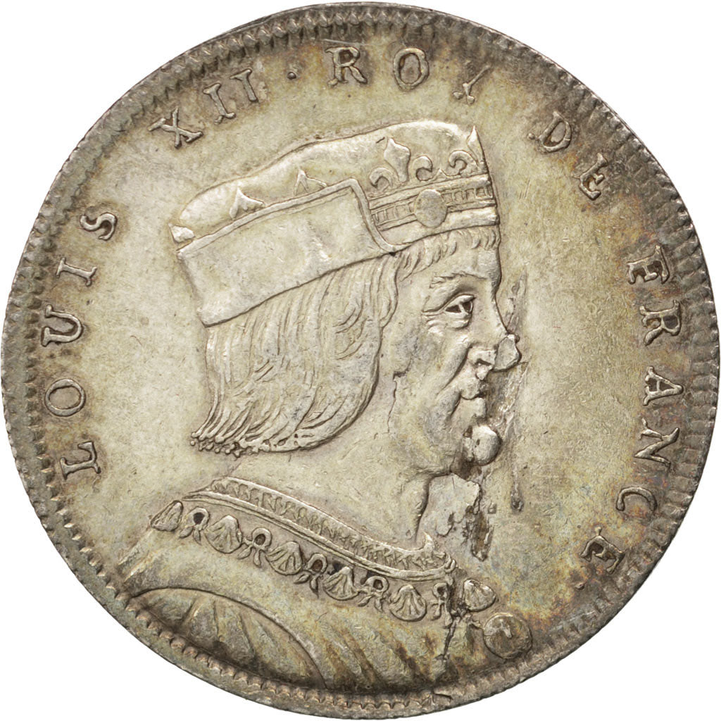 France, Medal, Louis XII, History, AU(50-53), Silver