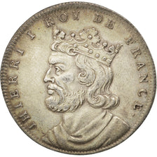 Francja, Medal, Teuderyk I, Historia, AU(50-53), Srebro