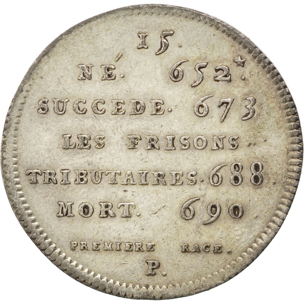 France, Medal, Thierri I, History, AU(50-53), Silver
