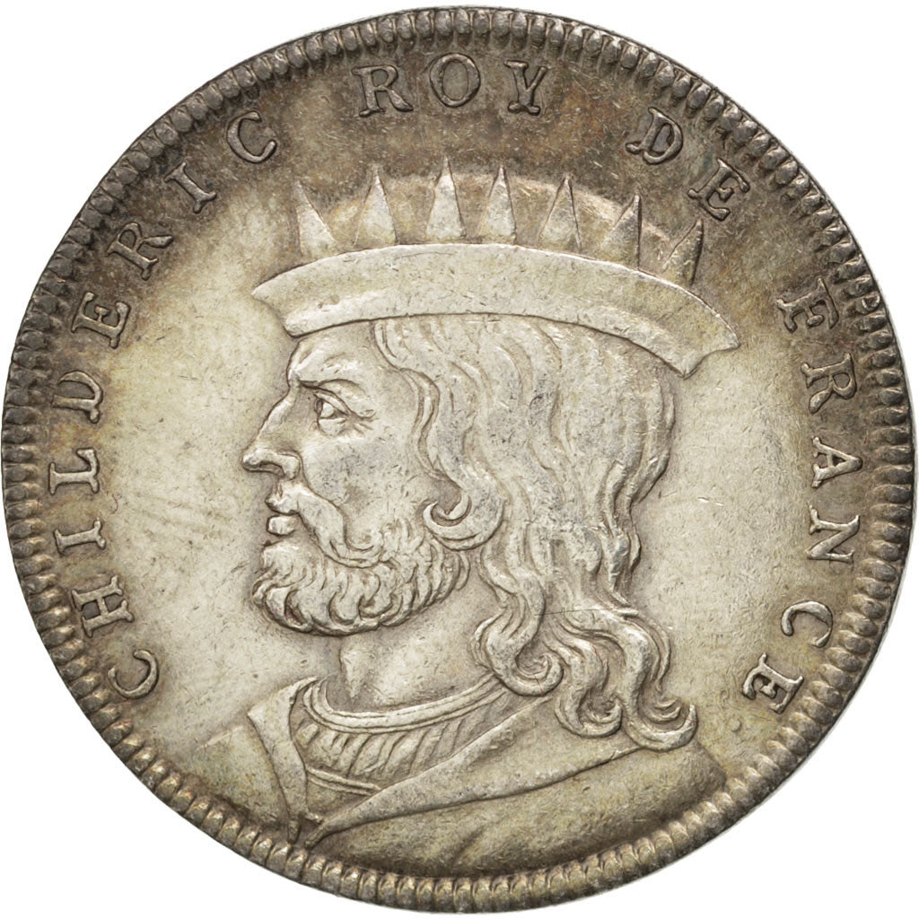 Frankreich, Medal, Childéric I, History, VZ, Silber