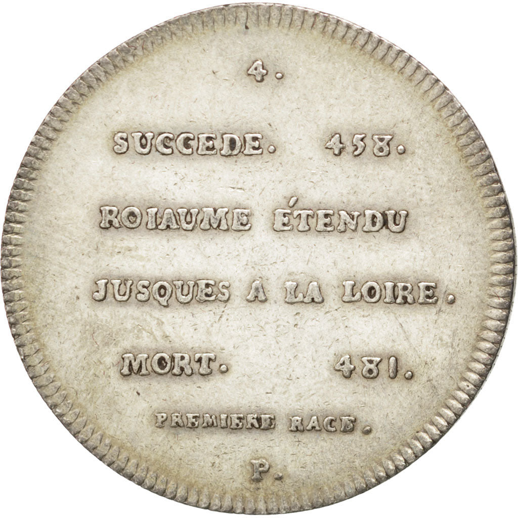 Frankreich, Medal, Childéric I, History, VZ, Silber