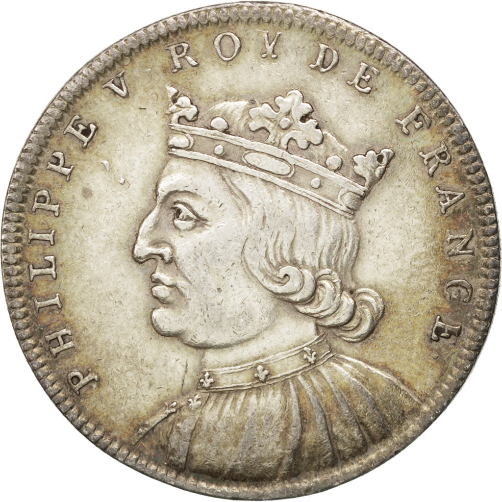 France, Medal, Philippe V le Long, History, SUP, Argent