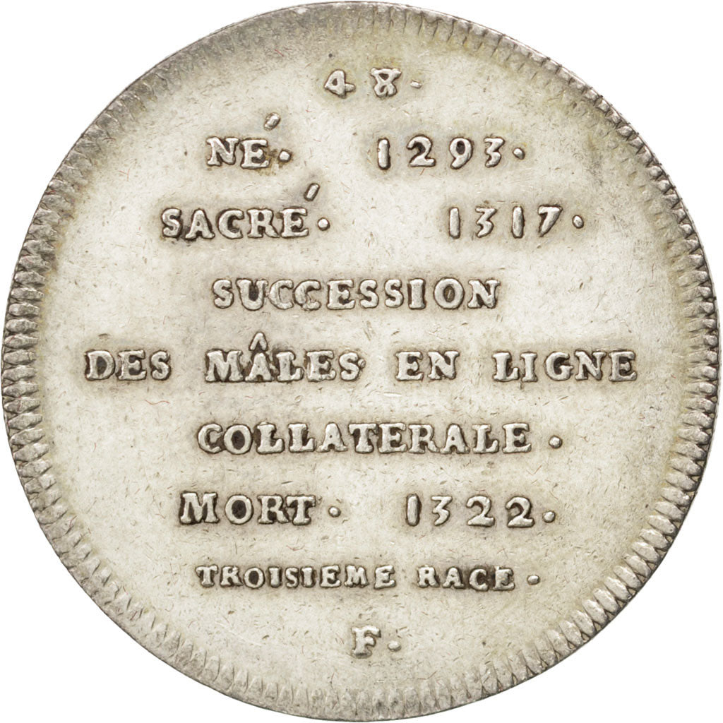 France, Medal, Philippe V le Long, History, SUP, Argent