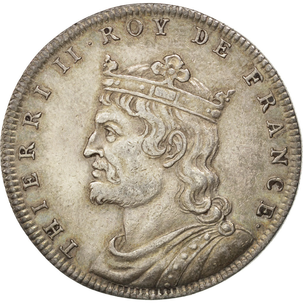 Francia, Medal, Thierri II, History, BB+, Argento