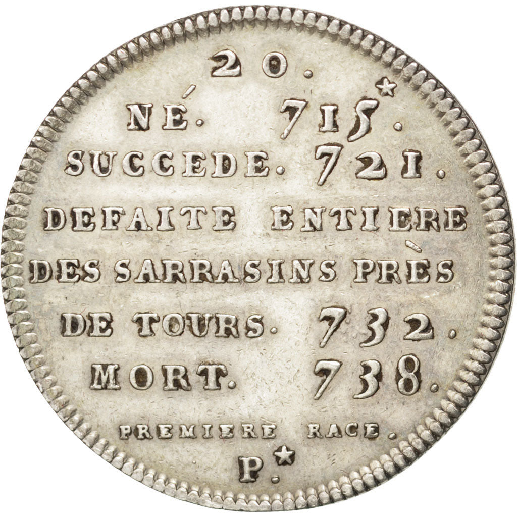 Francia, Medal, Thierri II, History, BB+, Argento