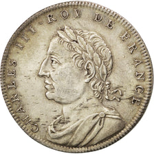 France, Medal, Charles III, History, AU(50-53), Silver