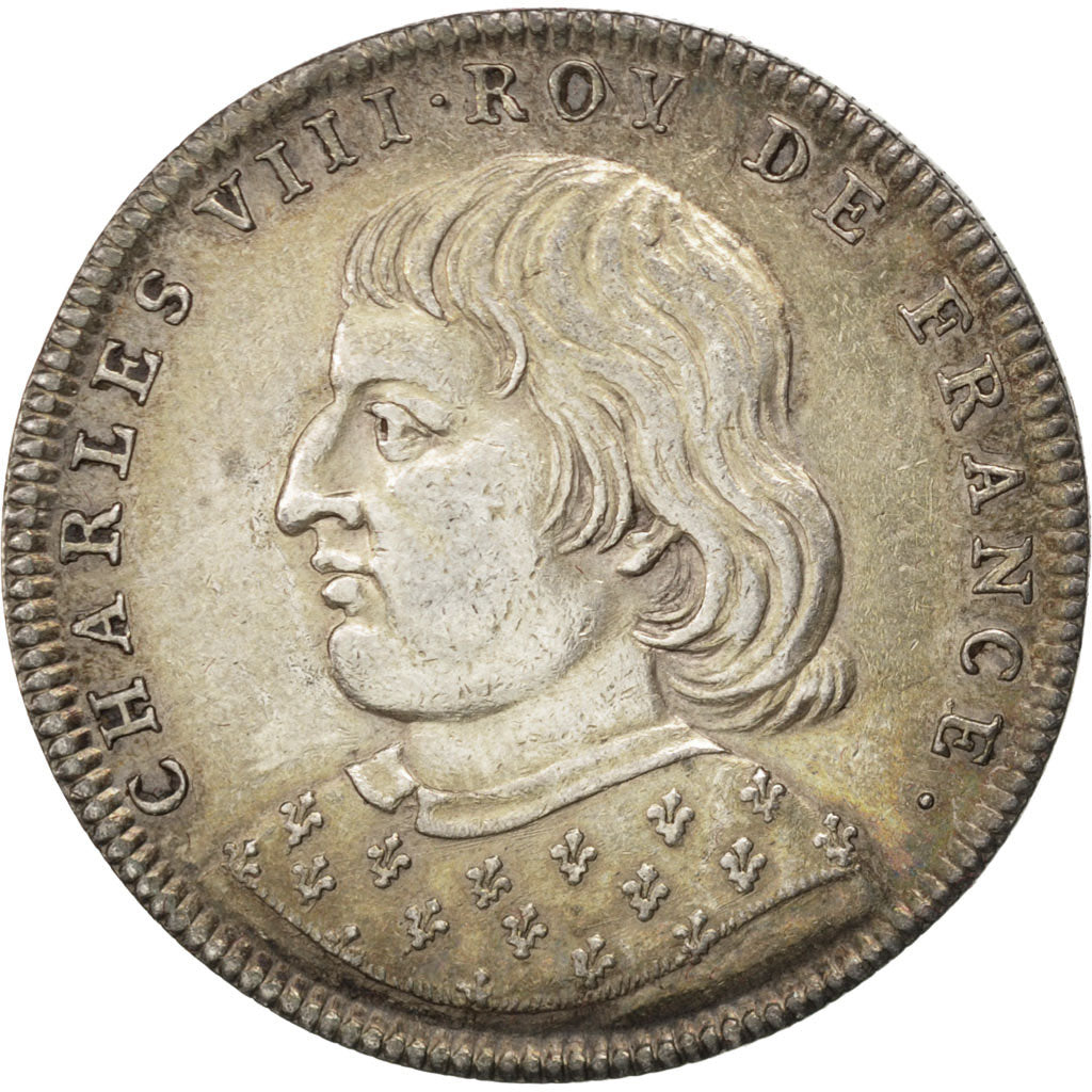 Frankreich, Medal, Charles VIII, History, VZ, Silber