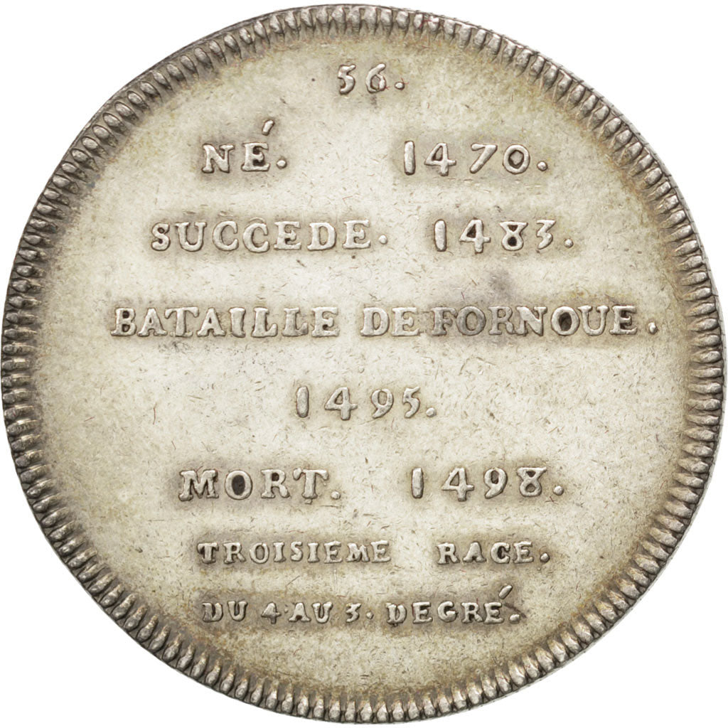 Frankreich, Medal, Charles VIII, History, VZ, Silber