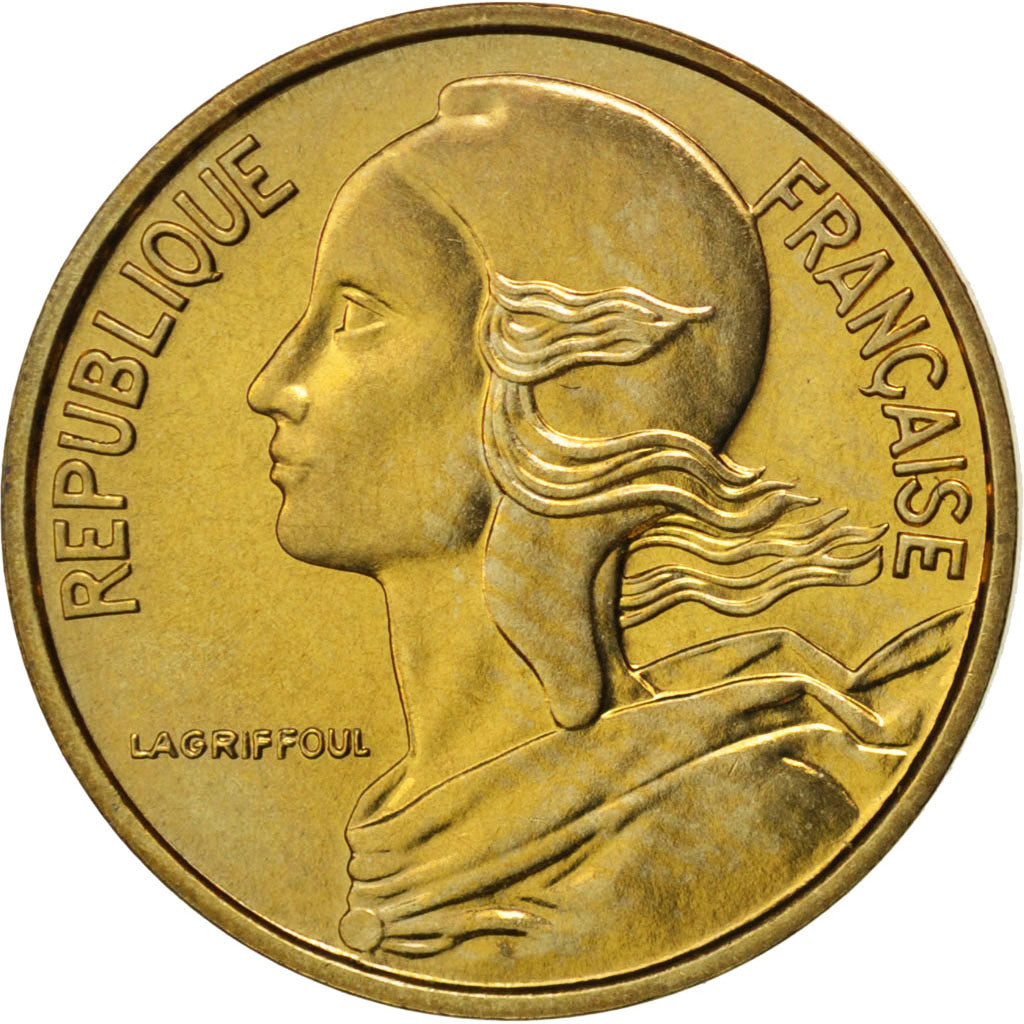 FRANCE, Marianne, 5 Centimes, 1969, Paris, KM #933, AU(55-58), Aluminum-Bronze,.