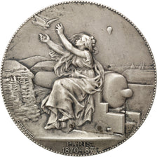 Francia, Medal, French Third Republic, Politics, Society, War, BB+, Argento, 50