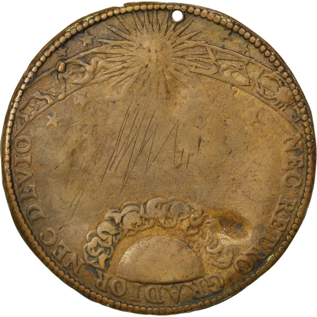 FRANCE, Politics, Society, War, Louis XIII, Medal, EF(40-45), Dupré, Bronze, 5, 