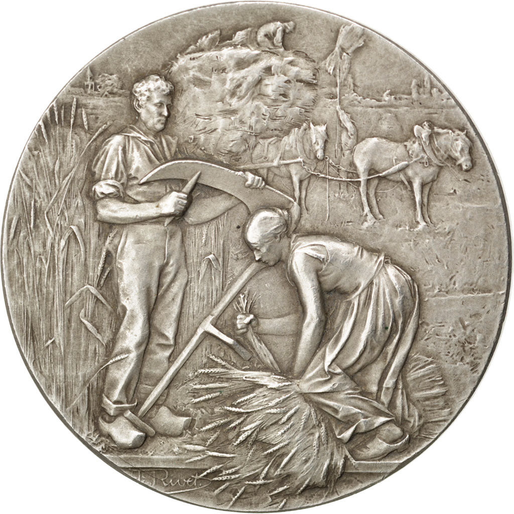 Francia, Medal, French Third Republic, Business & industry, Rivet, SPL-, Arge...