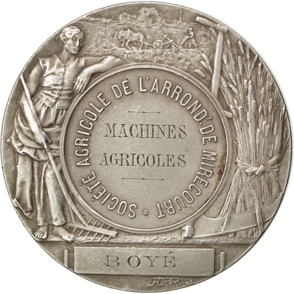 Francia, Medal, French Third Republic, Business & industry, Rivet, SPL-, Arge...