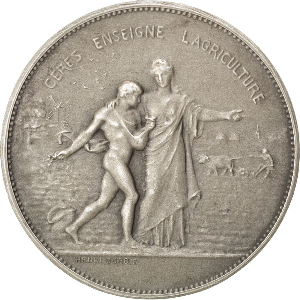 France, Medal, French Third Republic, Business & industry, Dubois.H, AU(50-53)