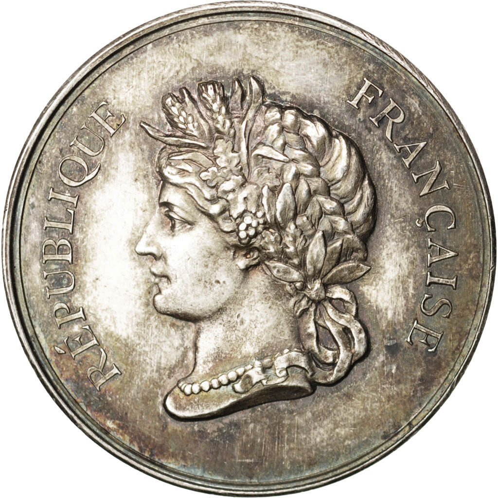 France, Medal, French Third Republic, Business & industry, SUP, Argent